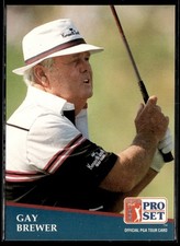 Gay Brewer RC: 1991 Pro Set Golf Rookie Card #230