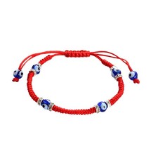 Adjustable Handmade Bracelet Eye Shaped Bead Bracelet for Adults Teenagers