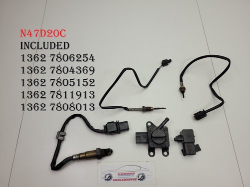 ✅✅✅ BMW N47D20C Sensorset 7806254 7804369 7805152 7811913 7808013