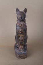 Rare Ancient Egyptian Bastet Statue Antiques Pharaonic cat Antiques BC