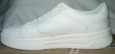 HUGO BOSS X PORSCHE BALTIMORE GT5 WHITE LEATHER SNEAKERS MADE IN ITALY SIZE 9