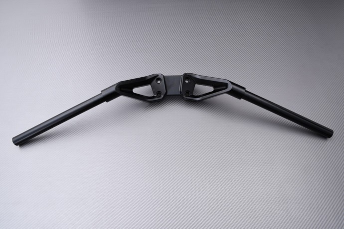 Pontets riser XMAX 125 usinés CNC pour rehausse guidon Yamaha Techmax