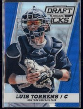 2013 Panini Prizm Perennial Draft Picks - Luis Torrens #37 Blue Prizm /75 (RC)