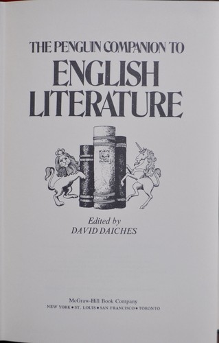 The Penguin Companion To World Literature 4 Volume Set - Picture 3 of 5