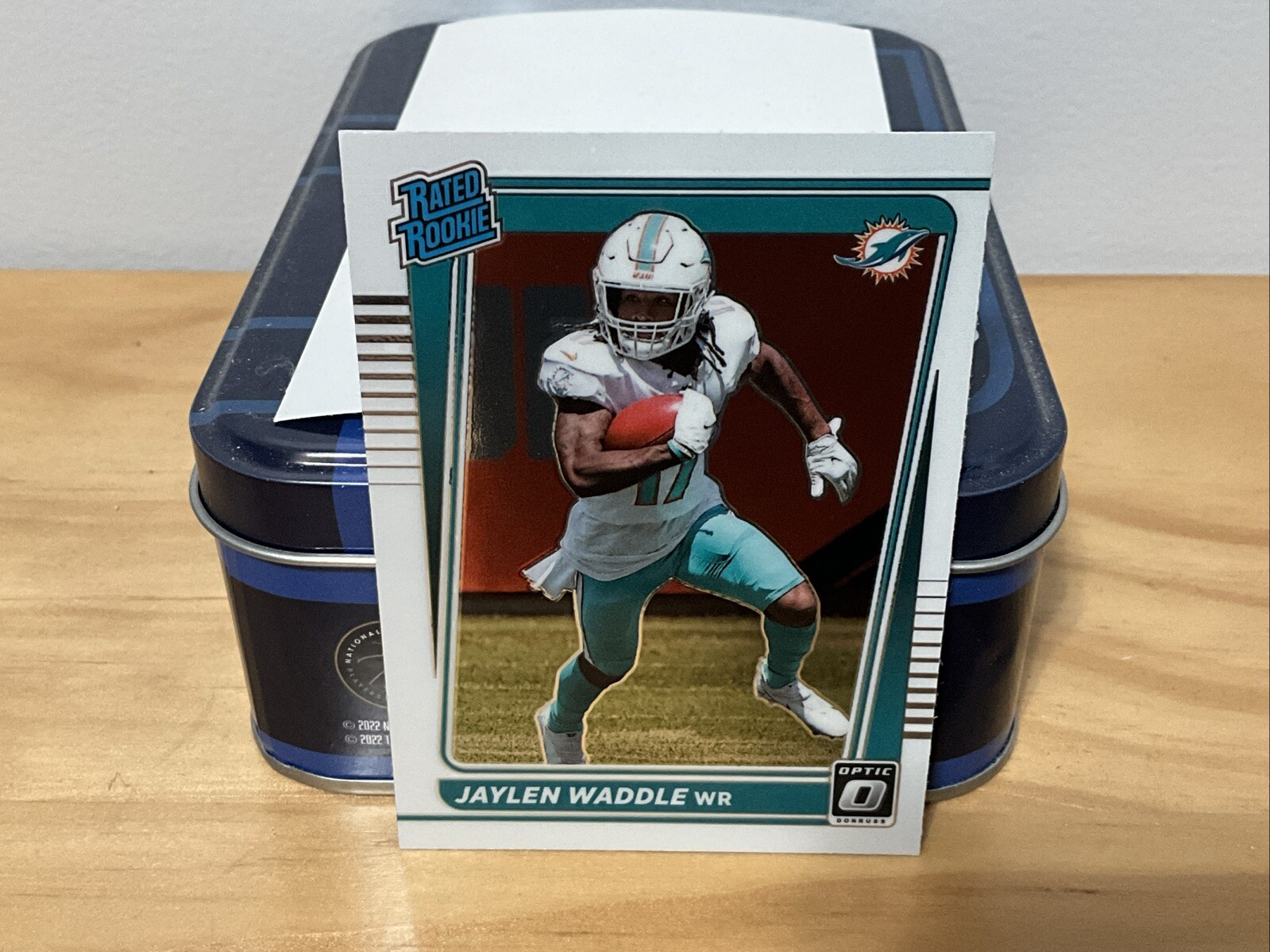 2021 Optic Jaylen Waddle #208  Miami Dolphins RC Football Card 2O