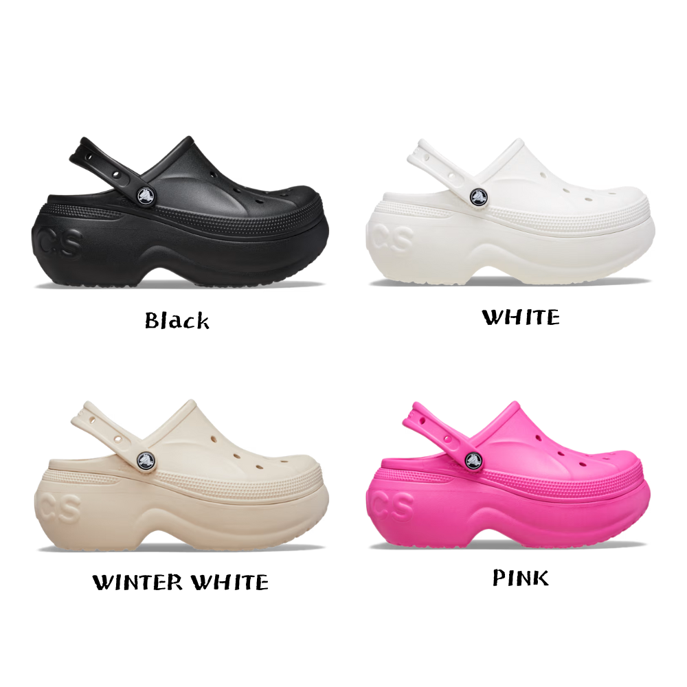 NEW CROCS BELLA CLOG HIGH 210062-100 WHITE | eBay