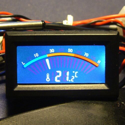 Schwarz Digitales Thermometer Temperatur Messger?t Bedienfeld Halterung - Bild 1 von 7