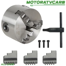 ALL-CARB 3" K11-80 80mm Lathe Chuck 3 Jaw Self-Centering Milling Machine Chuck