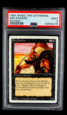1994 MtG Magic the Gathering Revised Erg Raiders PSA 9 *Only 19
