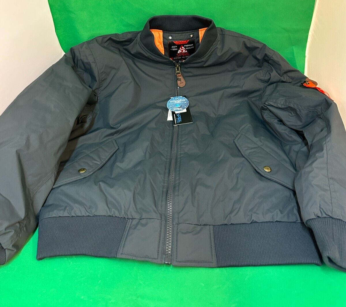 Spire by Galaxy Flight Bomber Jacket 2908 Aviator X Large