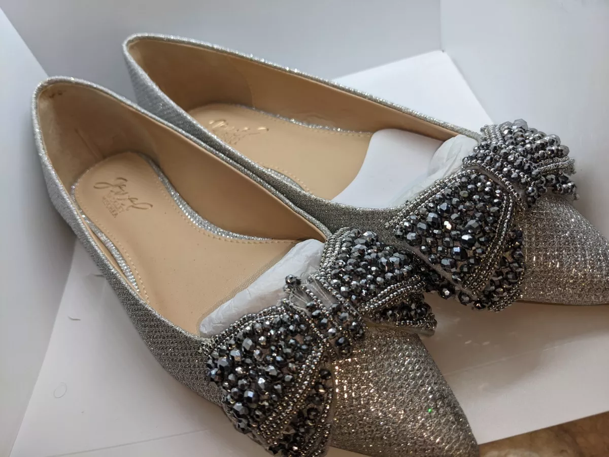 Jewel badgley mischka zanna evening best sale flats