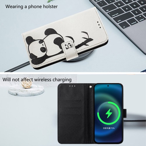 Coque téléphone béquille cuir PU à motifs pour Moto 5G 2025 2024 2023 2020 - Photo 10 sur 42