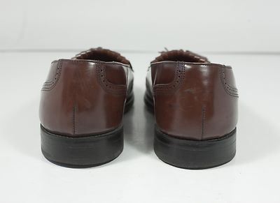 Bostonian Sz 11.5 Brown Loafers Leather Shoes Tassel Kiltie  display picture 3