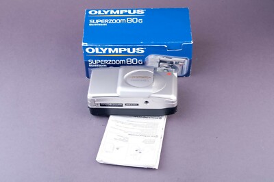 Olympus Superzoom 80G Quartz Date 35mm Point & Shoot Film Camera