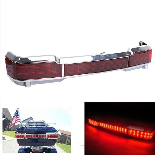 Chrom LED Rücklicht Kofferraum King Tour Pak Wrap Around für Harley Touring