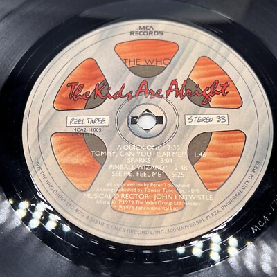 The WHO The Kids Are Alright Double Vinyl LP Bonus Booklet 1979