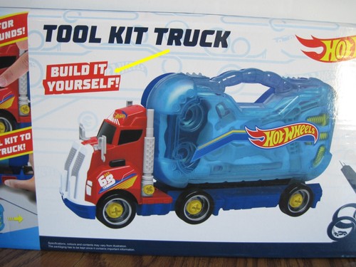 Large 14-inch (35cm) HOT WHEELS TOOL KIT TRUCK Lights & Sounds New in Box - Picture 12 of 24