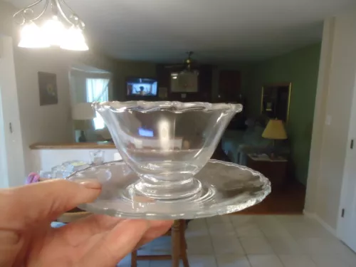 Fostoria Century  5" Mayonnaise with 7" Under Plate