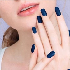 Ohora semi cured gel nail strips "Noble Navy" New Box!