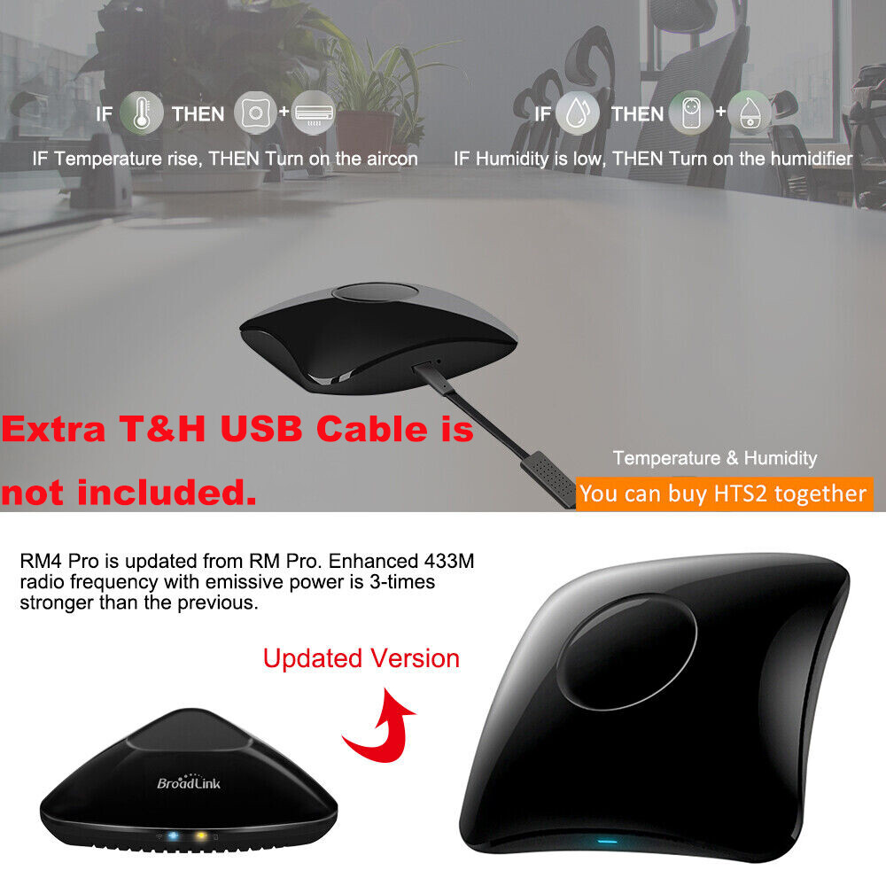 Temperature Broadlink Rm4 Pro Google Home BroadLink RM4 Pro