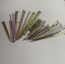 Knitting Needles Vintage, Non Vintage -Approx 100 Various Needless As Shown