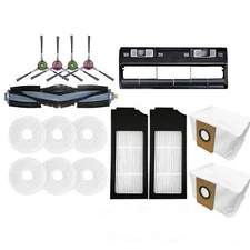 Replacement Filter Brush Dust Bags Parts Kit for ECOVACS DEEBOT X1 TURBO OMNI