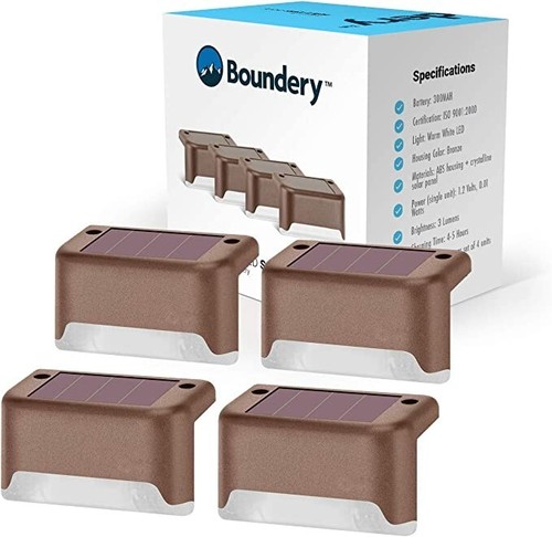 4 Pack Weatherproof Solar LED Lights. IP55. Light Turns on at Dusk 300 mAH - Picture 2 of 10
