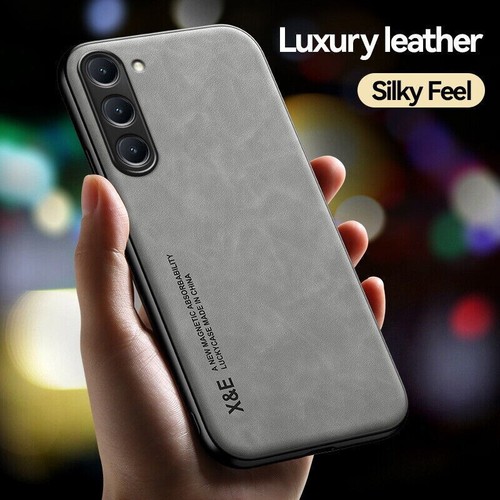 Case For Samsung S25 Ultra S24 FE S23 S22 Plus ShockProof Leather Silicone Cover - Picture 2 of 24