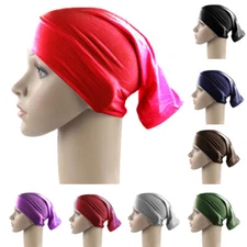 Modal Cotton Women Muslim Hijab Inner Cap Under Scarf Islamic Amira Hat Headwear