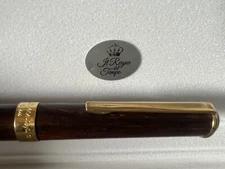 Jean Pierre Lepine Fountain Pen Wood Cartridge Iridium Point Writes