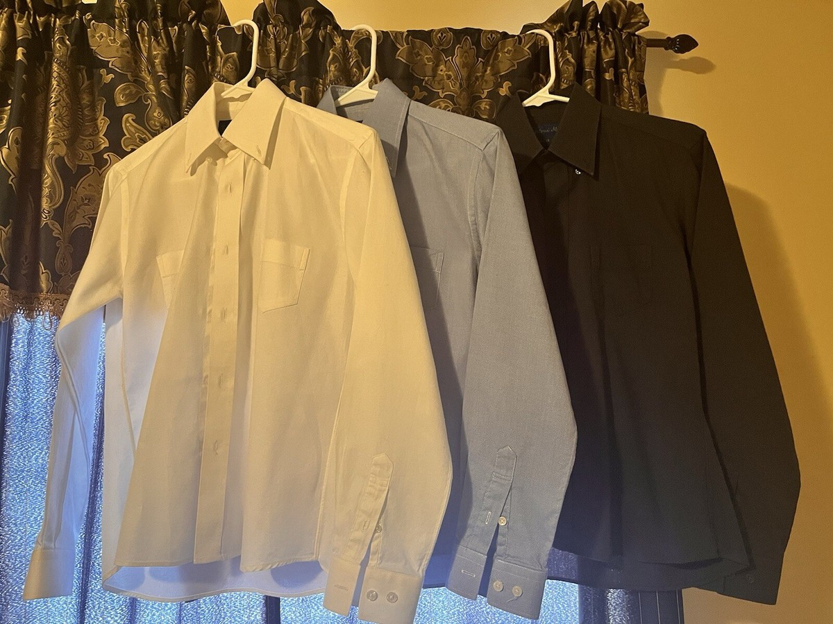 3 for 100 dress shirts Rasco FR Lightweight Snap Shirt Gray / M