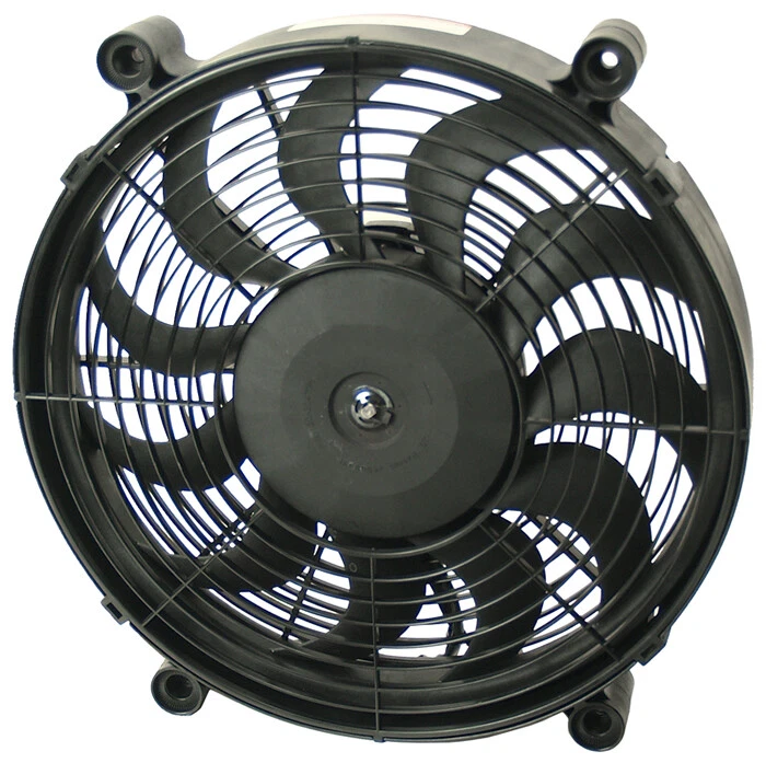 Derale 16214 14" H.O. Single RAD Pusher/Puller Fan with Premium Mount Kit - Image 3 of 4