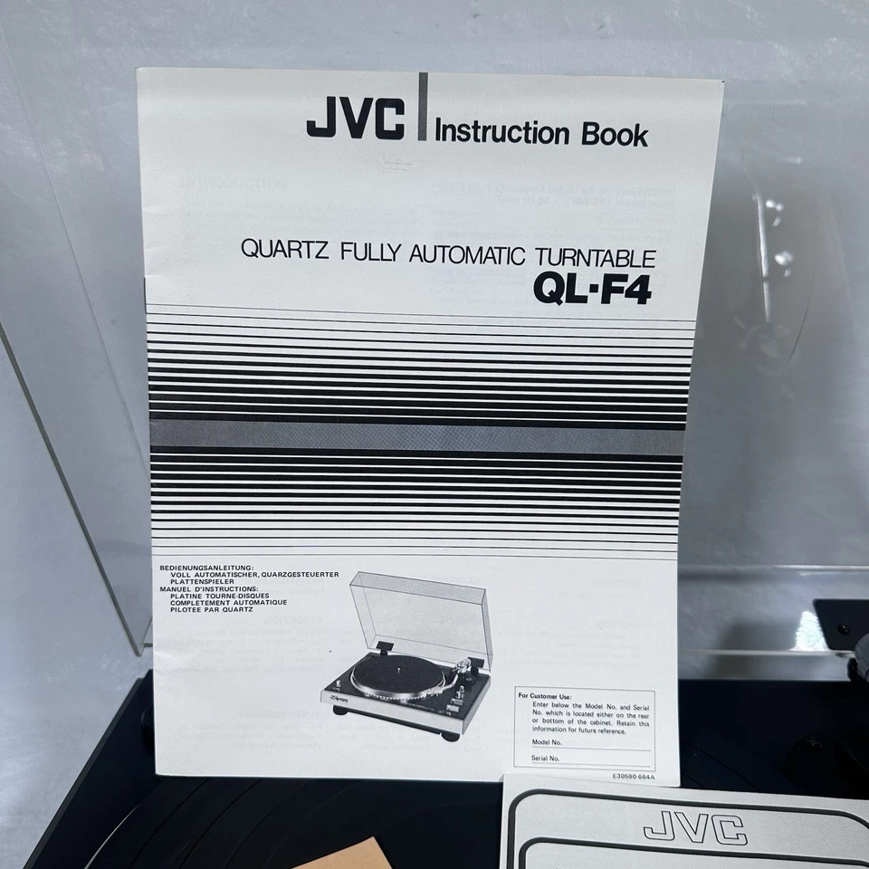 JVC QL-F4 Quartz Fully Automatic Direct Drive Turntable Empire 2000 E / iii - Image 2 of 4