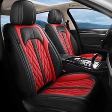 Fit for Jaguar XE 2017-2020 Car Front Row 2-Sit Seat Covers PU Leather Protector