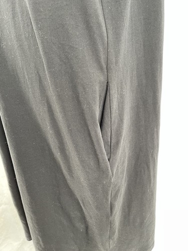Vestido para mujer Second negro Emine manga corta algodón talla grande NUEVO - Imagen 4 de 8