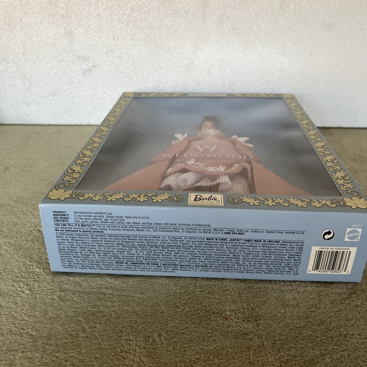 Barbie #50823 ウェッジウッド・ピンク(NRFB) Mattel Wedgwood Series