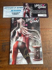 HARLEY QUINN #30 SEB MCKINNON SIGNED EXCL VARIANT LIMITED TO 800 W/COA BATMAN