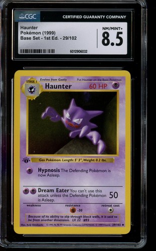 Haunter (1st Edition) graded CGC 8.5 for sale on eBay