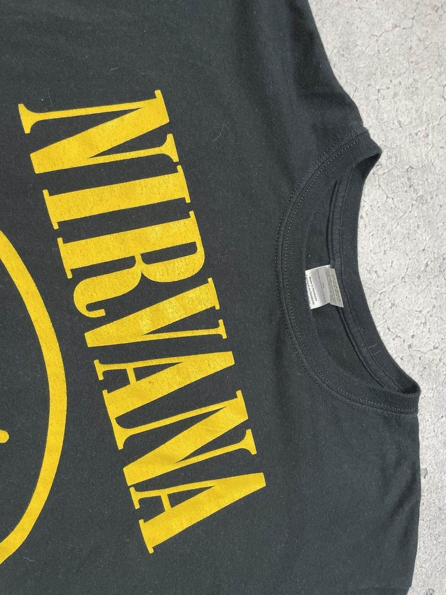 Vintage Nirvana 1992 T-shirt with large logo | eBay