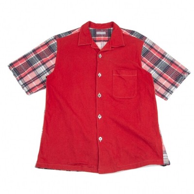 COMME des GARCONS HOMME Printed Open-collar Shirt Size S-M(K 