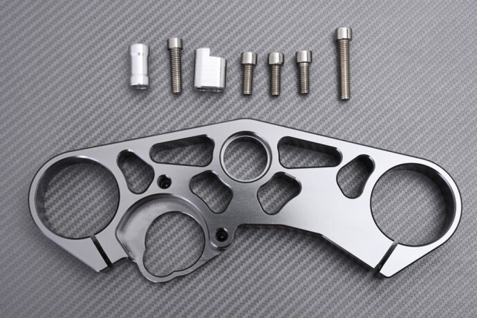 Té de fourche en aluminium titane contre les vibrations de direction sur GSXR 600