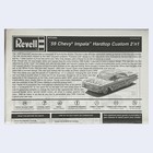 59 Chevy Impala Revell - Hardtop Assembly Custom Kit 2 in 1 Model Instructions