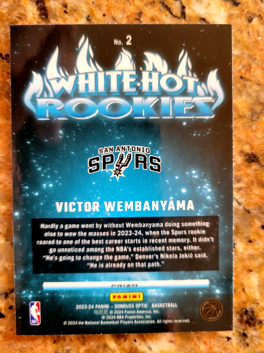 2023-24 Donruss Optic White Hot Rookies Purple Prizm Victor