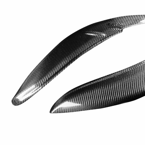 Fit For Toyota Sienna 2011-2020 Carbon Fiber Headlight Eyebrow Eyelid Cover Trim - Picture 12 of 12
