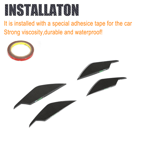 Aletas delanteras de carbono DRY Flaps Splitter Canards se adapta a BMW G80 M3 G82 M4 20UP - Imagen 10 de 12