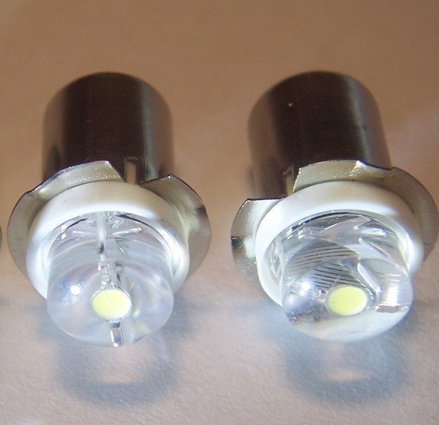 2X set 0.5W Testing LED 30 Lumen 18V indicator Bulb Flashlight TEST