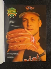 1995 Cal Ripken Jr Baltimore Orioles Baseball Official Commemorative Book
