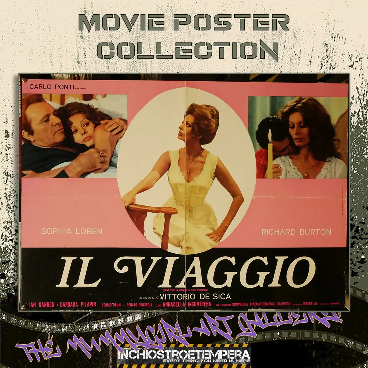 Sophia Loren: Il viaggio | Soggettone Originale (100x70) Italian Movie Poster