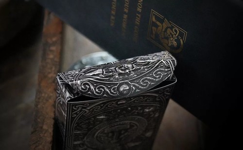 Thor Playing Cards – silver gilt-edged by Nicolai Aaroe - Picture 3 of 7