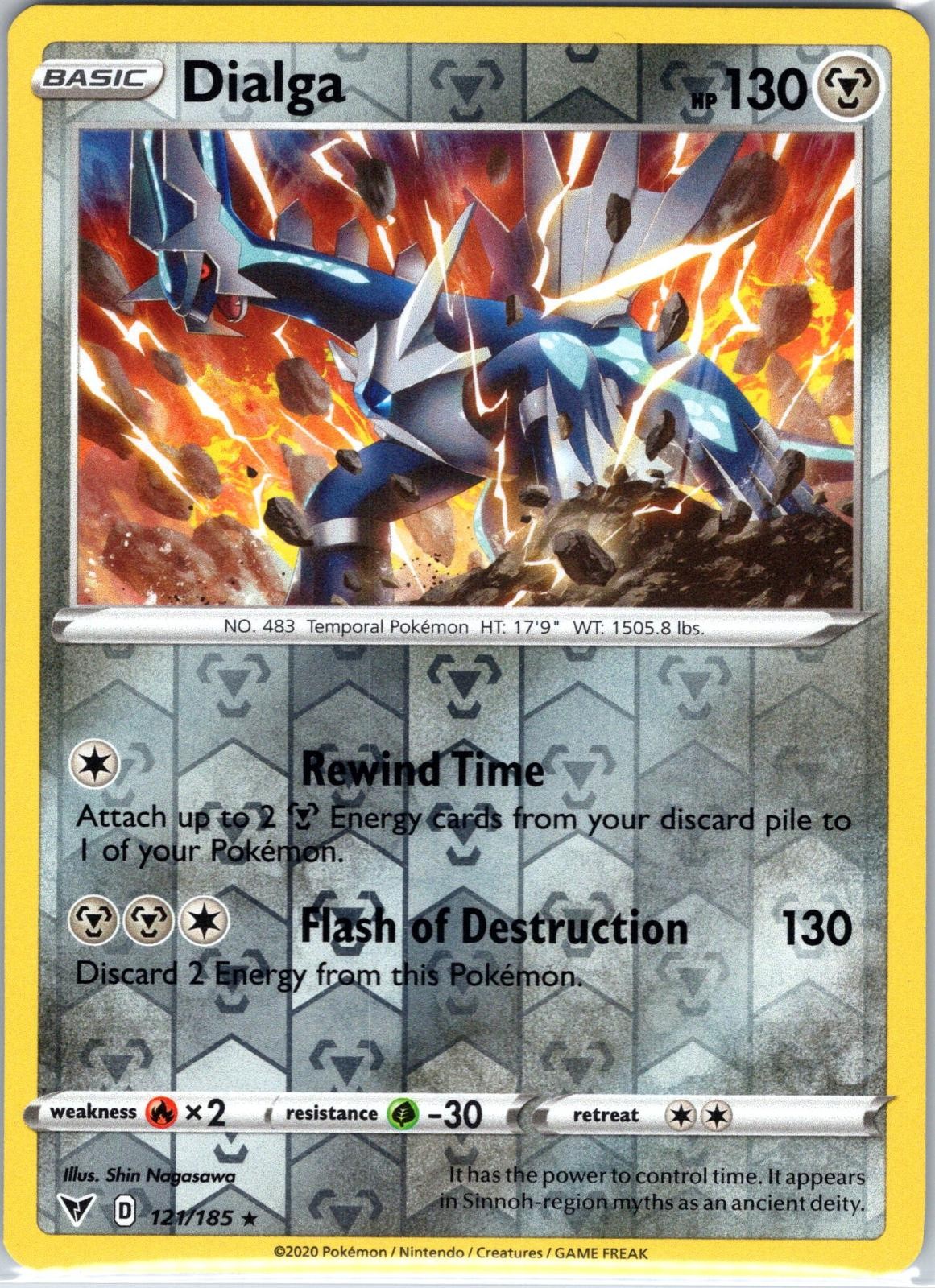 Dialga 121/185 Rare Deck Exclusives Pokemon Reverse Holo NM